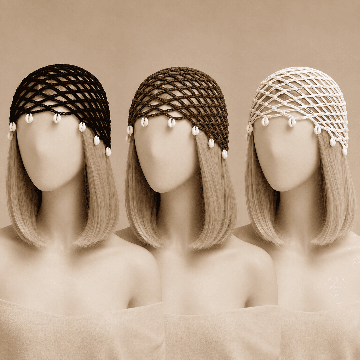 Crochet Skull Cap